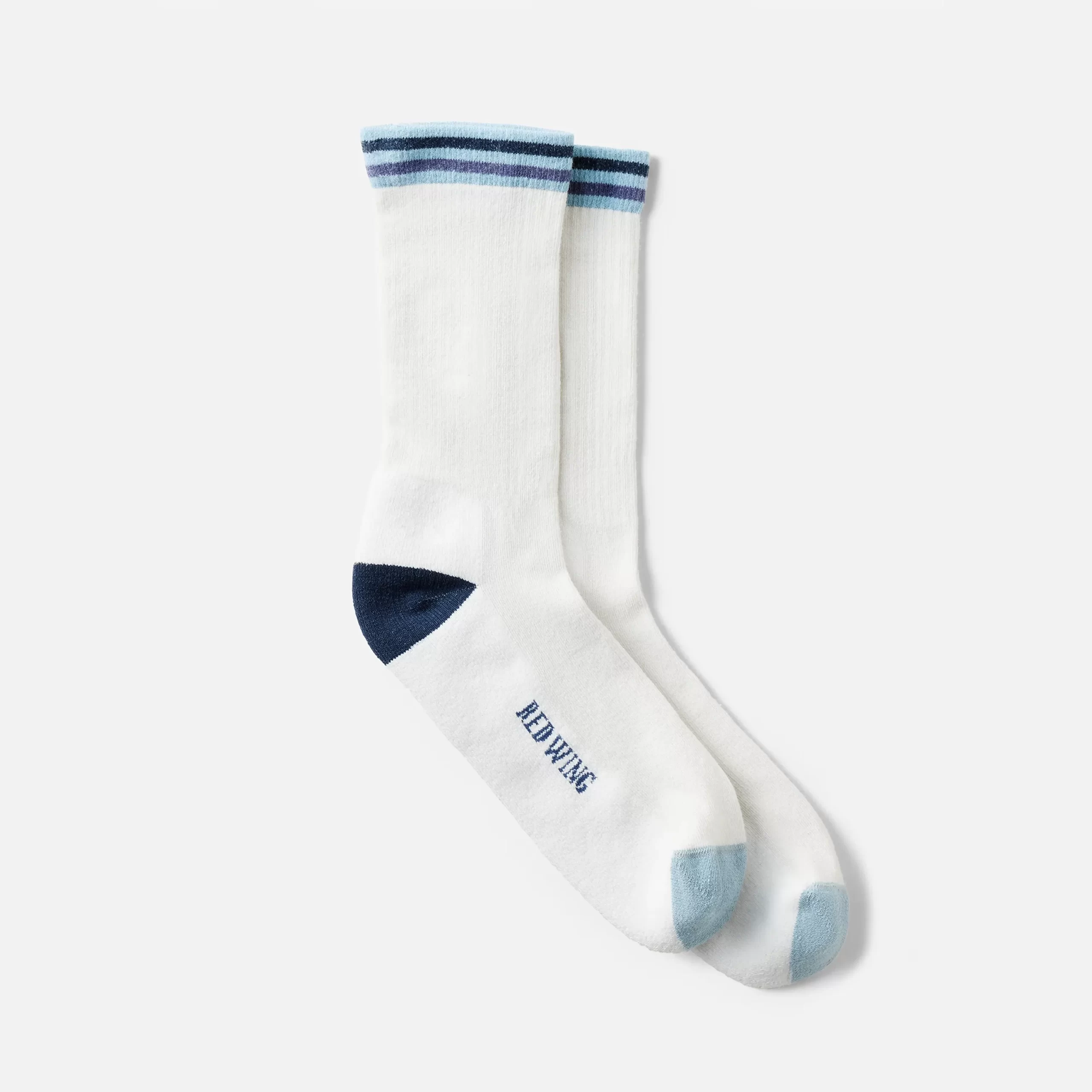 Vintage Stripe Cotton Blend Crew Unisex Vintage Stripe Crew Socks in Cotton Blend