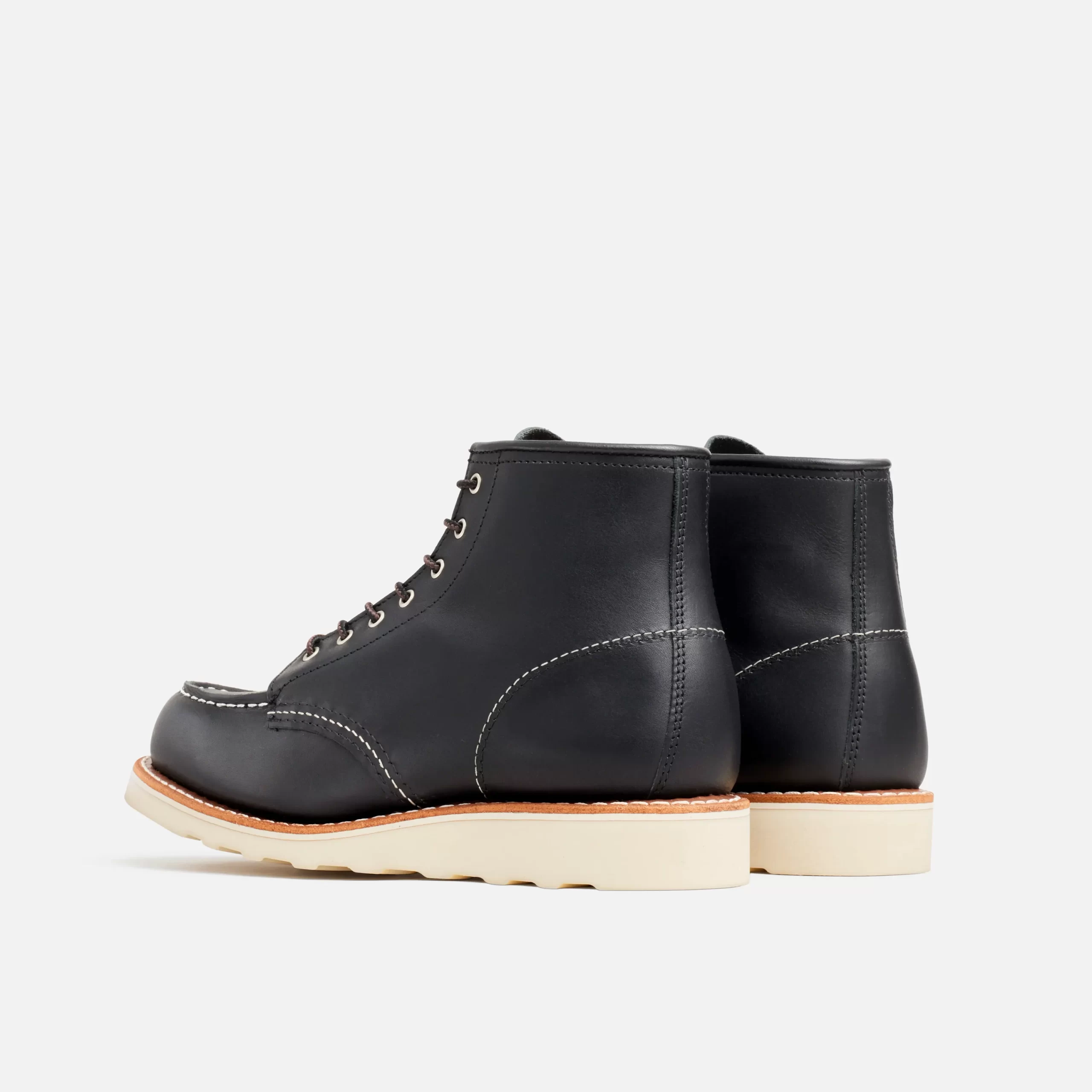 Classic Moc® Women's Short Boot in Black Boundary Leather - Image 4