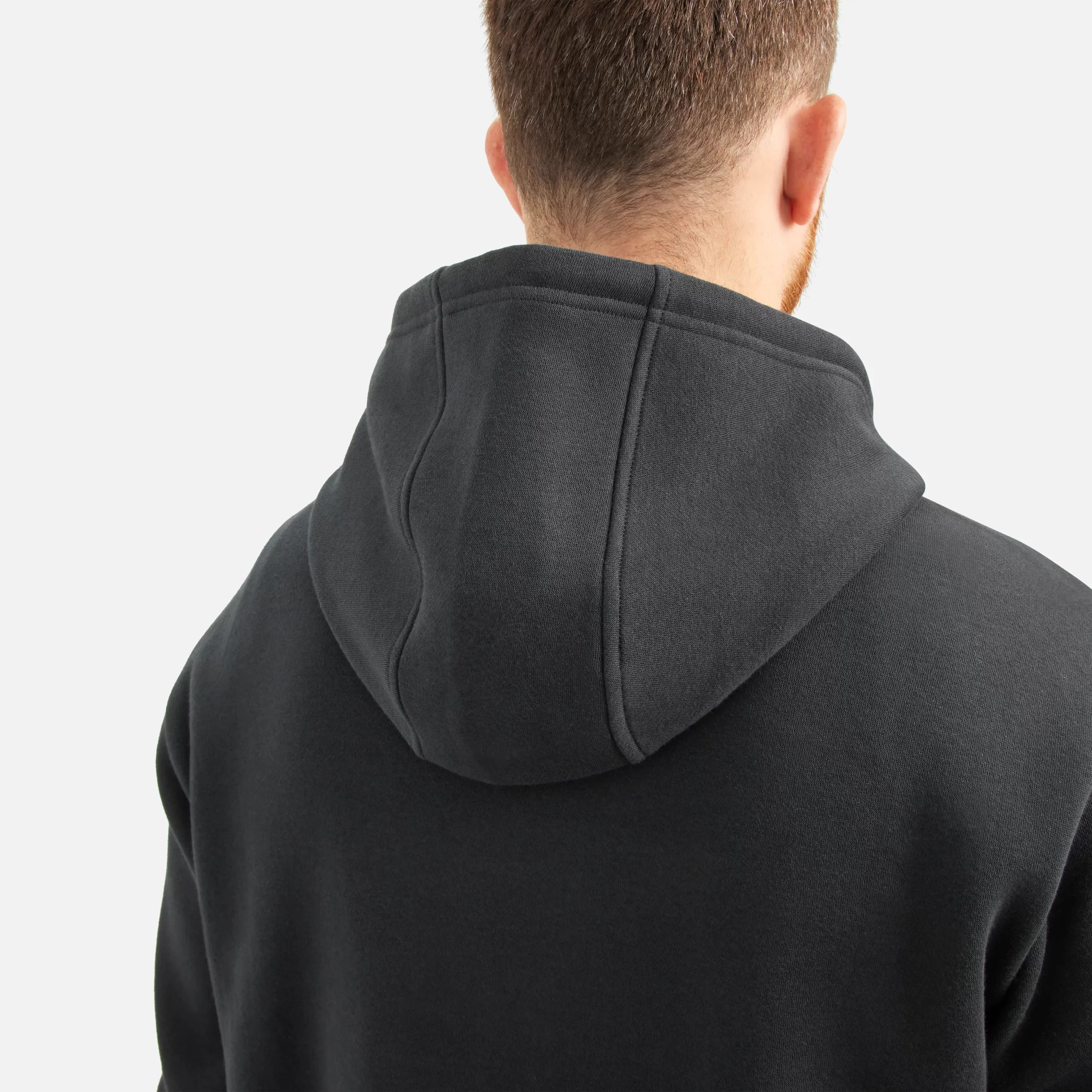 Hoodie with Sleeve Print  Men's Hoodie in Black - Image 6