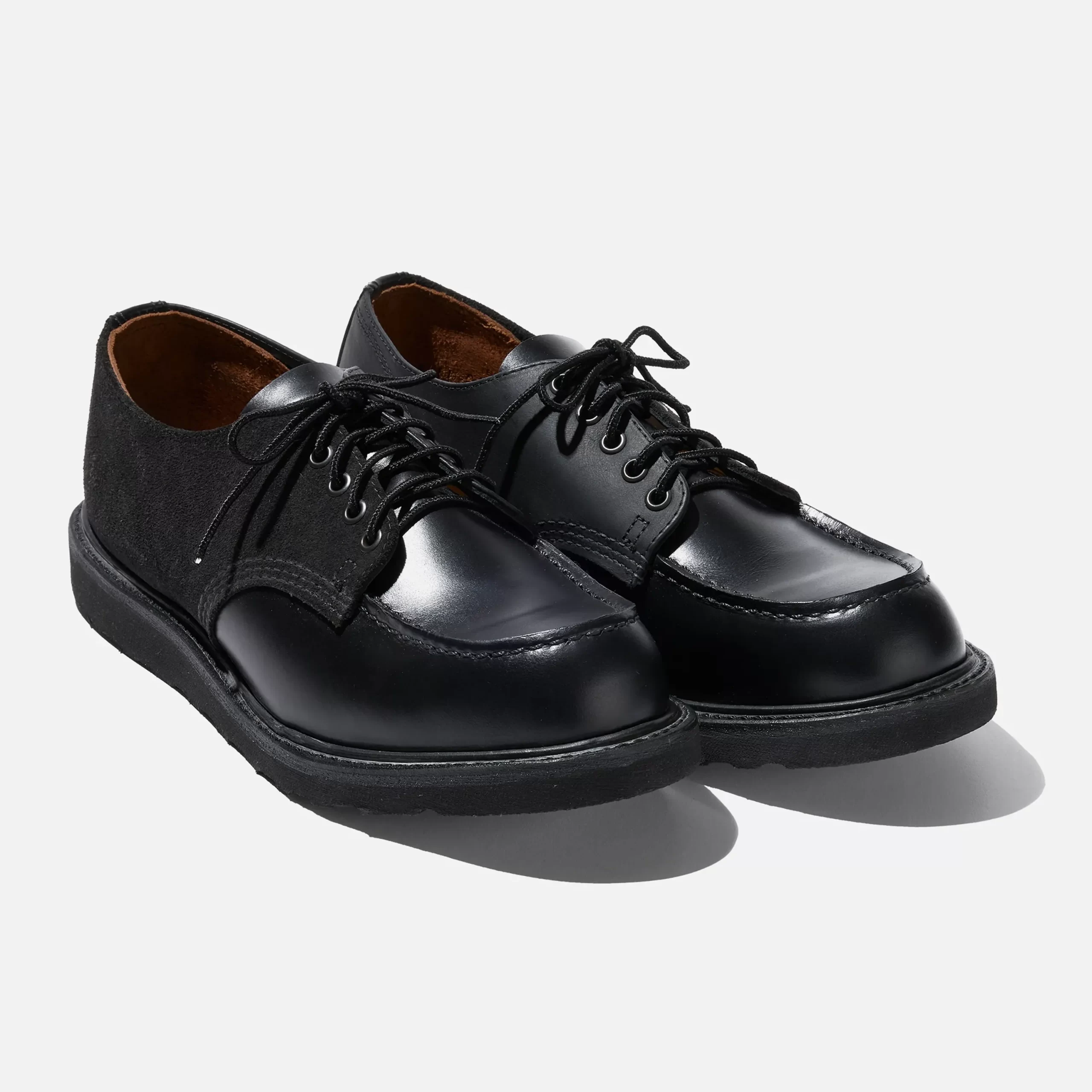 Engineered Garments Shop Moc Oxford  Men's Oxford in Black Multi Leather - Image 2