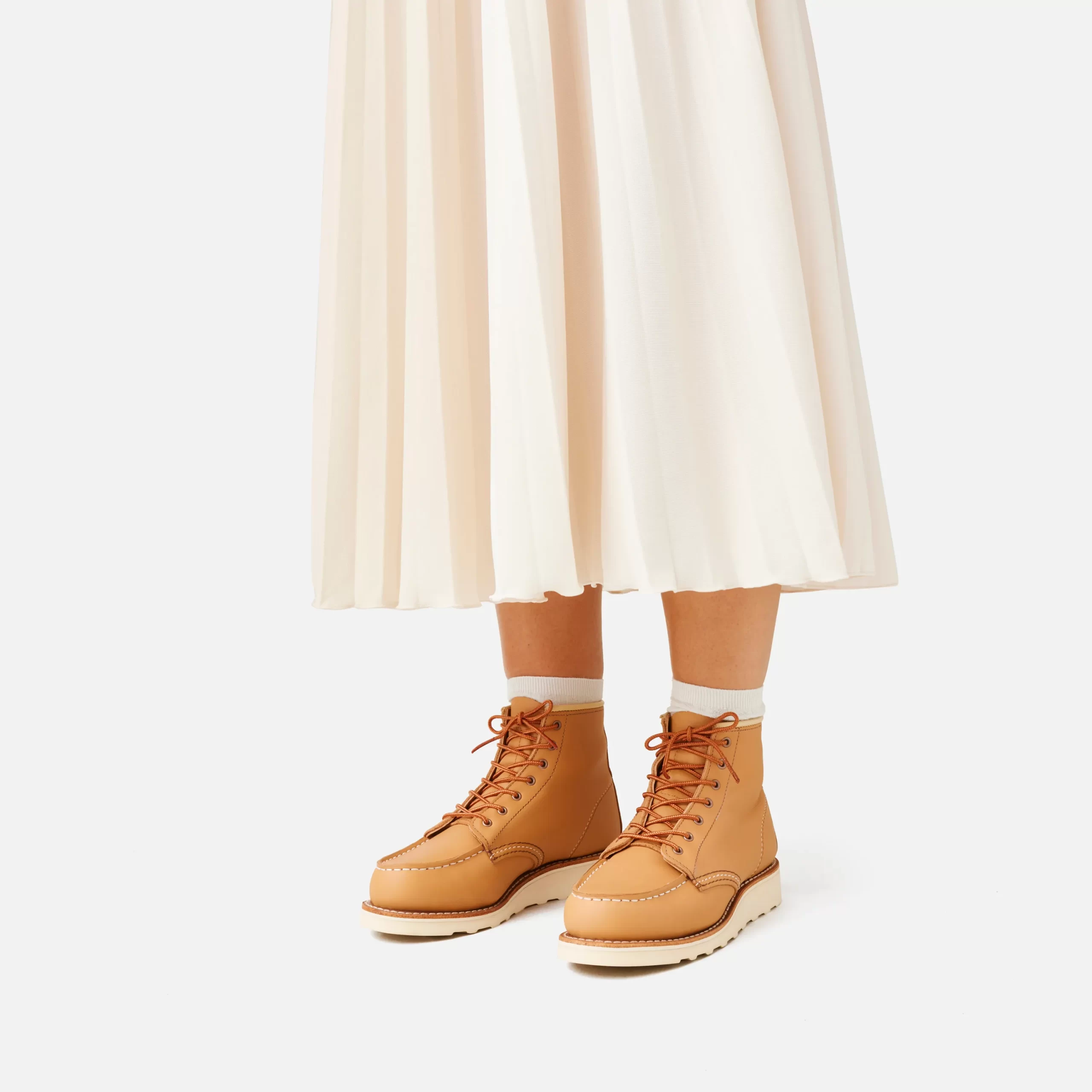 Classic Moc® Women's Short Boot in Tan Boundary Leather - Image 2