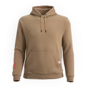 Hoodie with Sleeve Print  Men's Hoodie in Brown