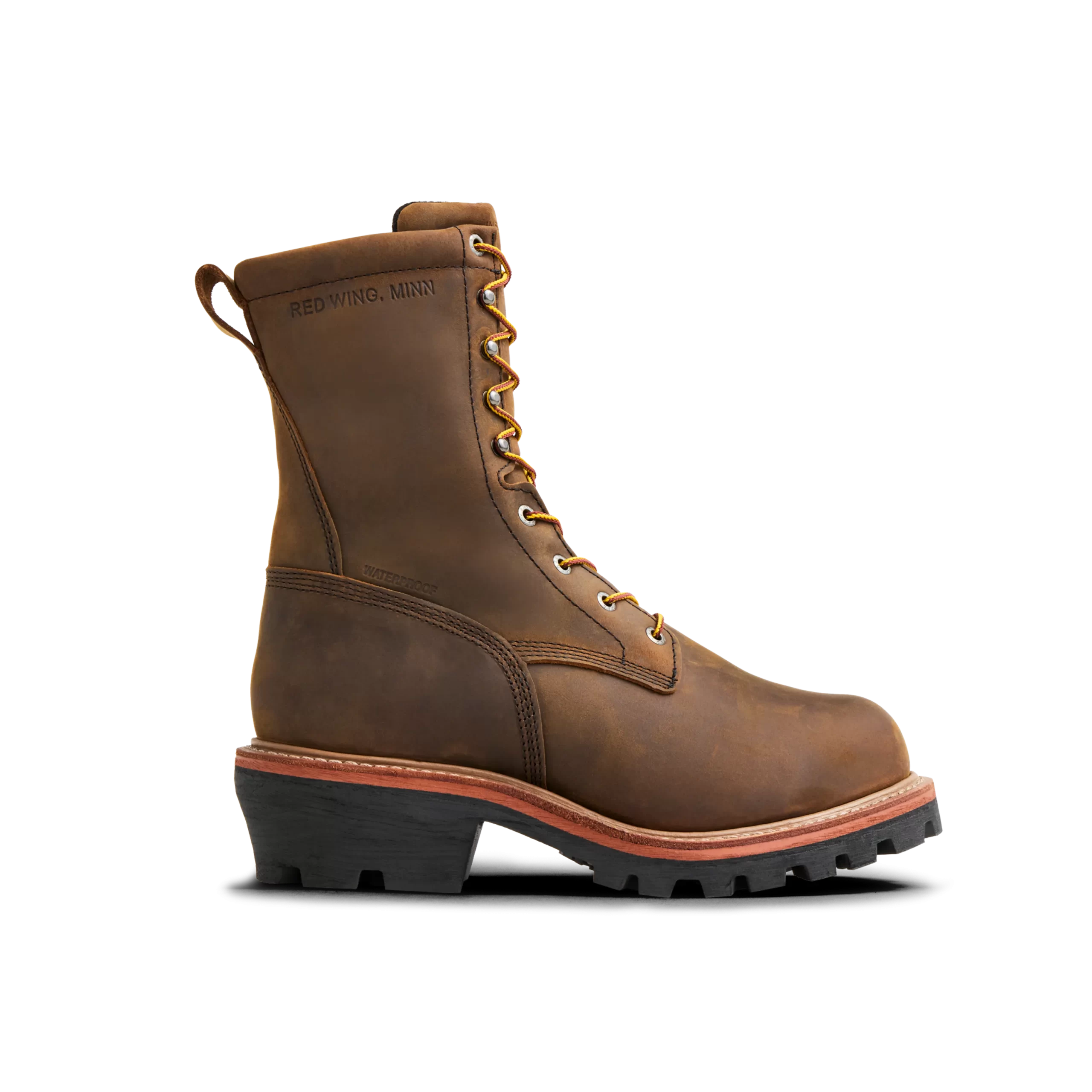 LoggerMax Men's 9-inch Insulated, Waterproof Safety Toe Logger Boot