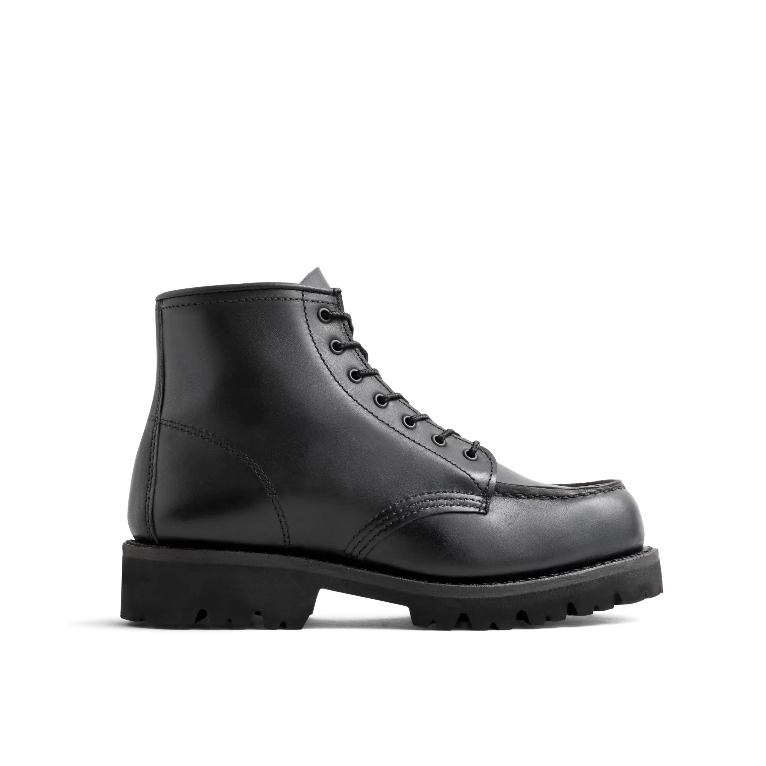 Porter Moc  Women's Porter Moc in Black Boundary Leather