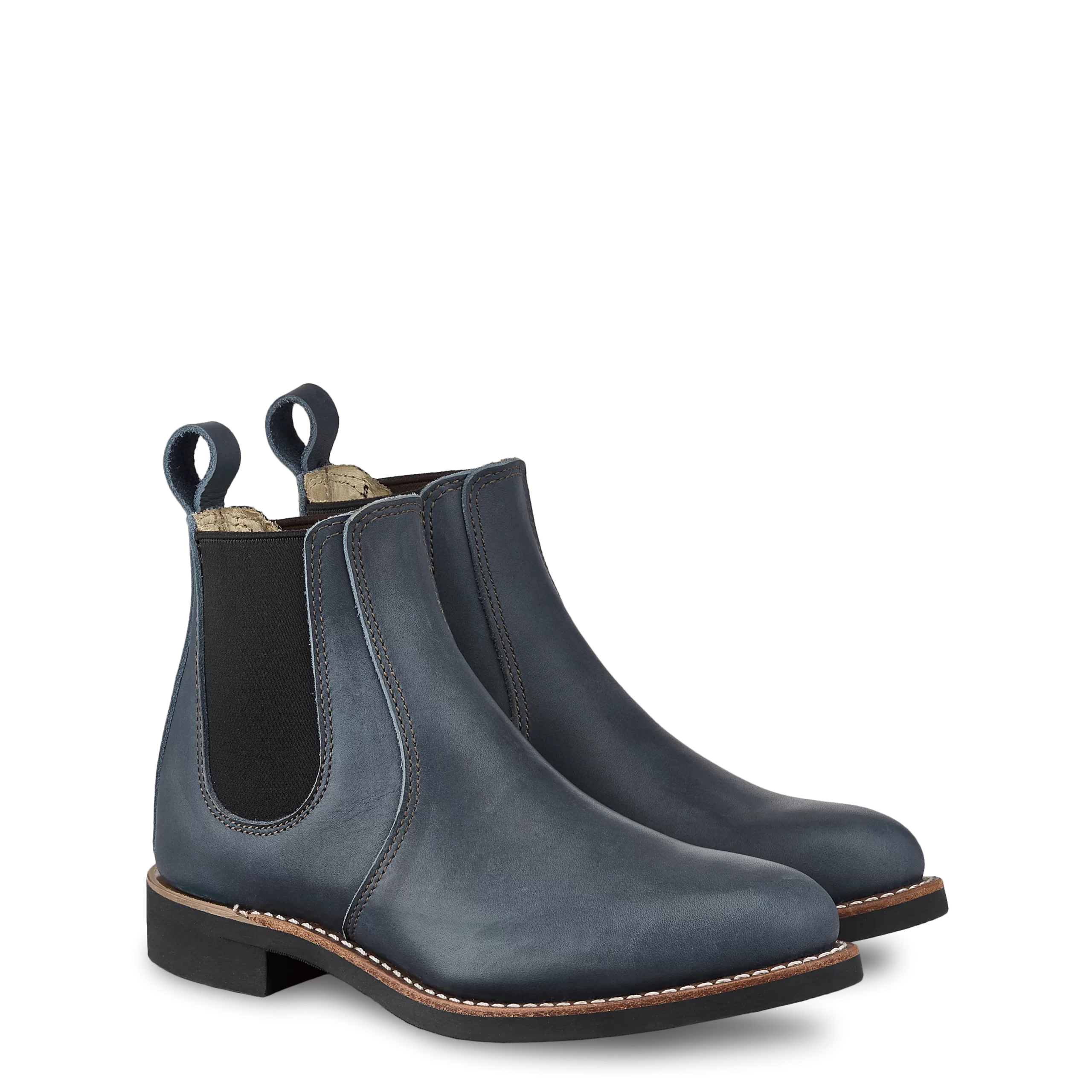 6-inch Chelsea Women's Short Boot in Indigo Legacy Leather - Image 2