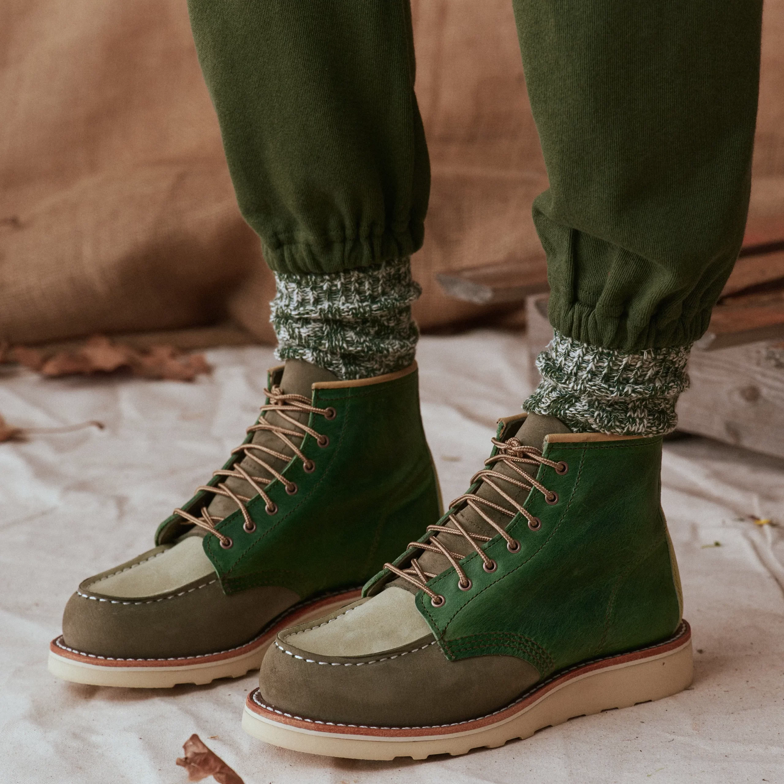 Classic Moc&reg; & THE GREAT.  Women's Short Boot in Multi Army - Image 5