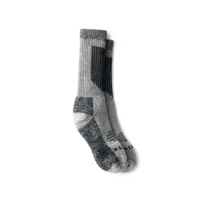 Premium Thermal Heavy Weight Mid-Calf  Unisex Merino Wool Blend Mid-Calf sock in Black