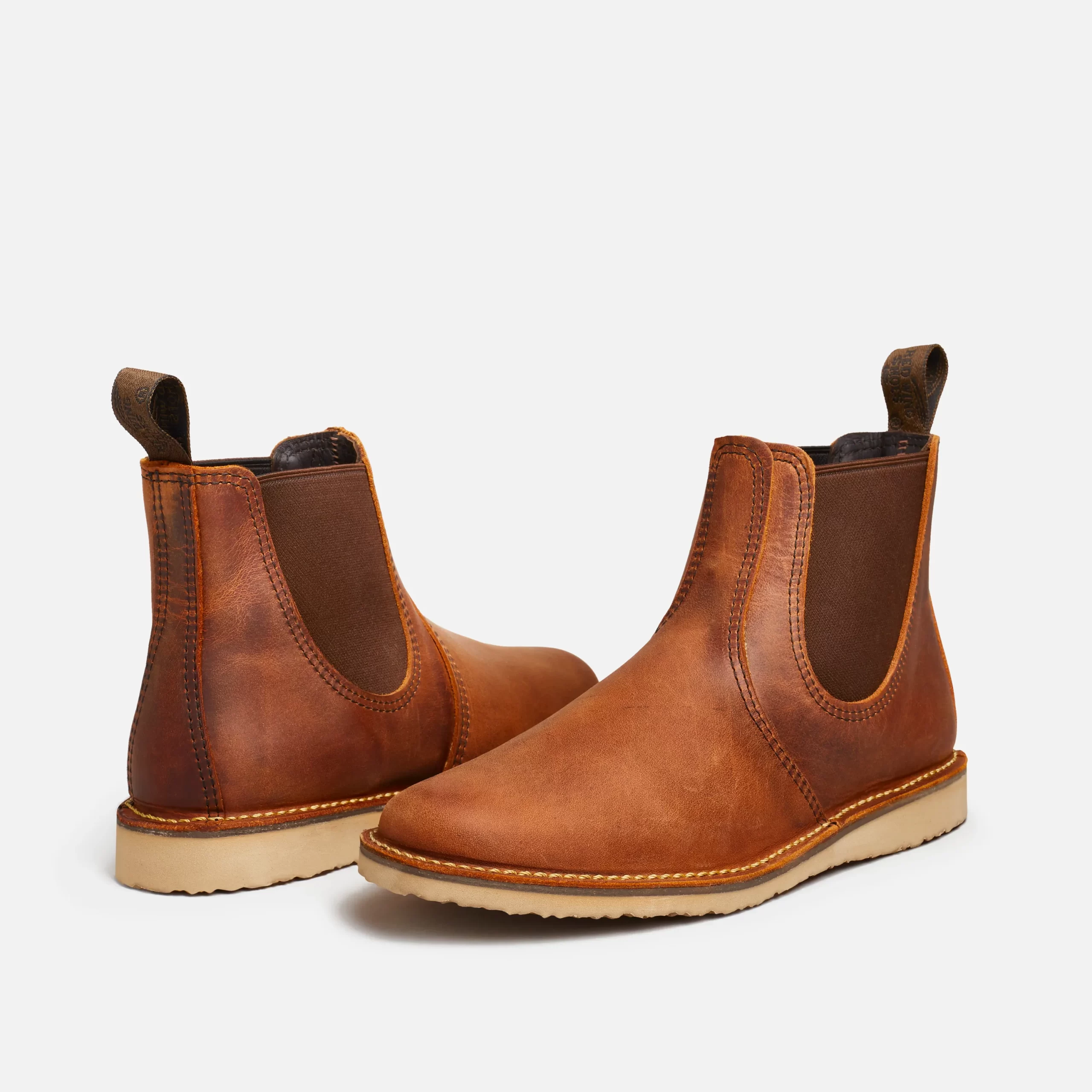 Weekender Chelsea Men's 6-Inch Boot in Copper Rough & Tough Leather - Image 7