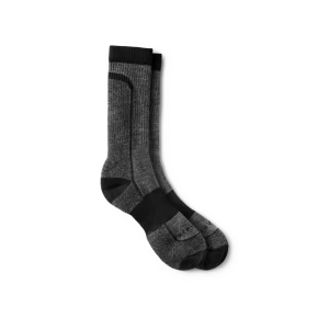 Premium Safety Light Weight Crew  Unisex Merino Wool Blend Crew Sock in Black