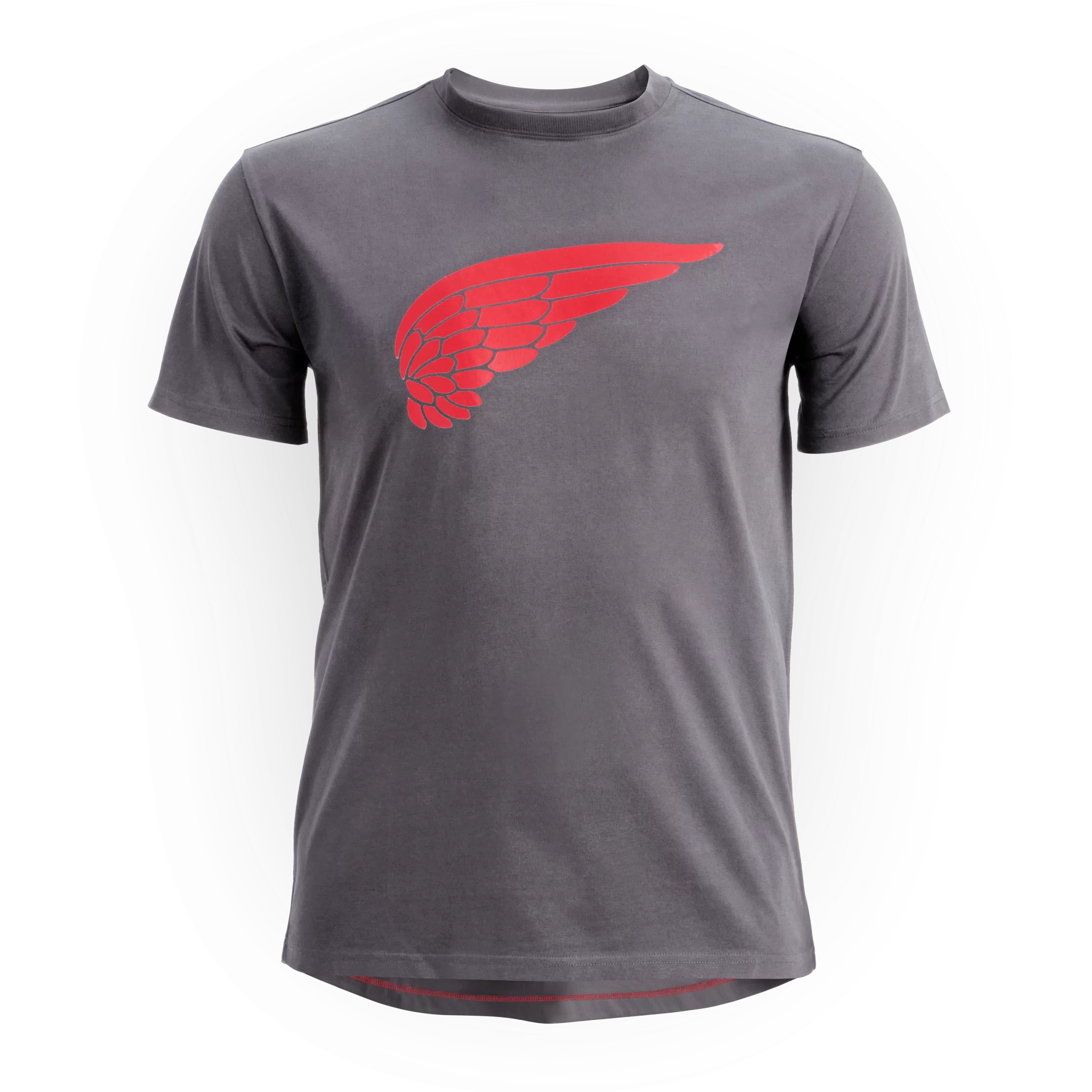 Short Sleeve Wing T-Shirt Men's Short Sleeve Tee in Dark Gray