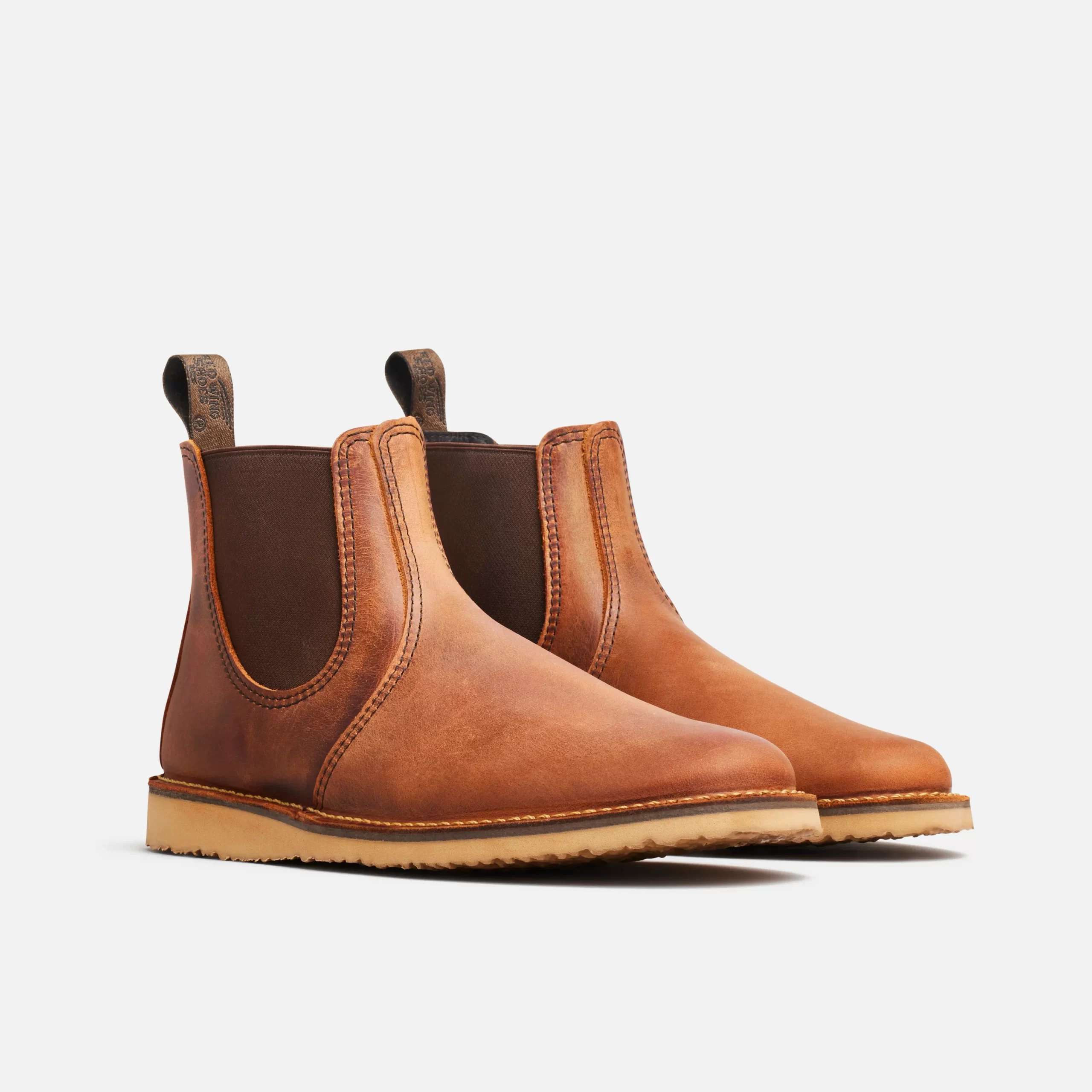 Weekender Chelsea Men's 6-Inch Boot in Copper Rough & Tough Leather - Image 3