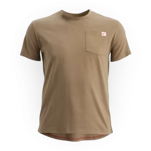 Short Sleeve Pocket T-Shirt  Men's Short Sleeve T-Shirt in Brown