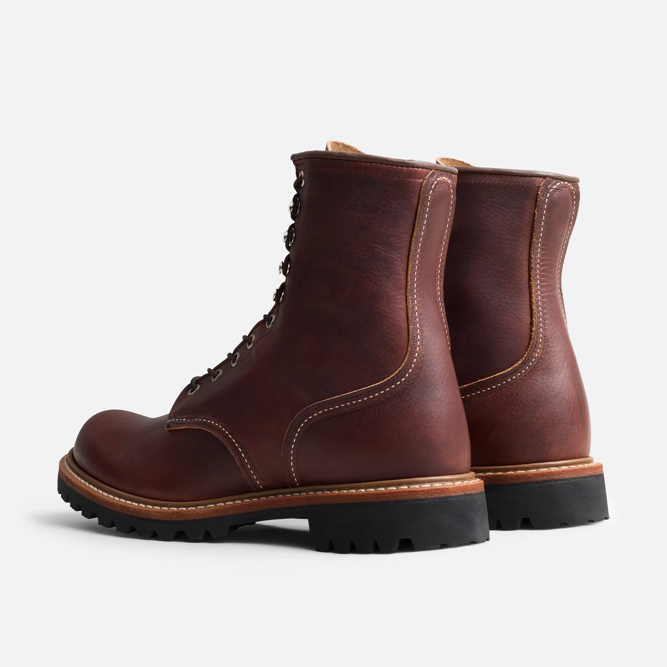 Logger Men's Logger Leather Boot in Briar - Image 4